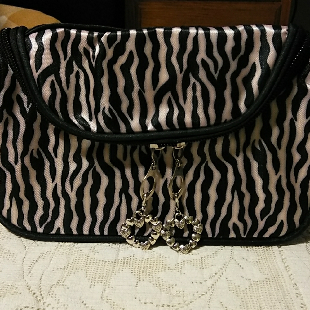 Zebra Stripe Cosmetic Bag